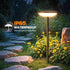 2 Pack 15Hrs, ELECLINK Tall Solar Pathway Lights Outdoor, Solar Garden Lights Outdoor Waterproof Bright Up to Round