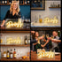 Drinks Neon Sign, Drinks Signs USB LED Desk Lightbox with ON/OFF Switch, Light Up Sign for Table Decor, Home Bar