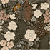 HAOKHOME 93276 Peel and Stick Wallpaper: Floral Vintage Removable Rose Leaf Black/Brown/Beige Stick on Mural 17.7in x