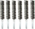 6pcs Pipe Cleaning Brush Set, Stainless Steel Bristles for Auto Parts, Bottles, Guns, Tubes, Etc. (1" 25mm)