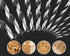 Metric Brad Point Wood Drill Bit Set, 12Pcs with Double Flutes for Carpenter Woodworking (3mm - 12mm)