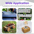 Swpeet 300Pcs 1 Inch Steel Roofing Felt Lacquered Nails, Used to Fasten Roofing Felt, Asphalt Shingles, Insulation Board