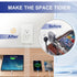 USB Wall Outlet, 30W GaN 6.0A Receptacles with 3 USB Ports, 15 Amp Tamper-Resistant Electrical Outlet