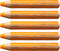 STABILO Woody 3 in 1 Multi Talent Pencil Crayon - Yellowish Orange (Pack of 5)