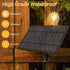 35FT Dimmable 3Modes 15 1 Bulb, G40 Ollny Solar Patio Lights, Waterproof Remote Control Timers Outdoor Light with LED +