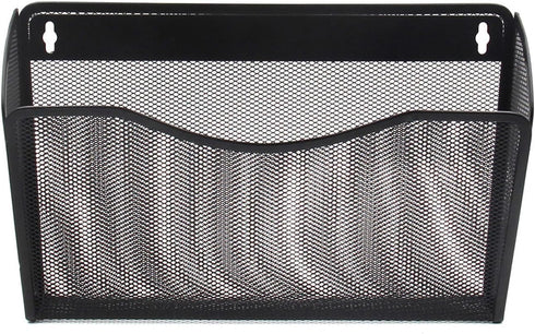 EasyPAG Wall Mount File Holder, 6 Pack Single Pocket Hanging File Organizer, Magazine Folder Basket for Office and