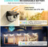 2-in-1 IP64 Upgraded Solar Outdoor Lights with Motion Sensor, Solar Wall Light & Security Lighting, PIR Motion