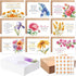 Resholder 100 Sets Christian Greeting Cards Bulk with Envelopes Stickers, Religious Bible Verse