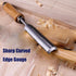 1"(25mm) Wood Chisel for Woodworking, Semicircle Edge CR-V Steel DIY Carpentry Gouge Tools