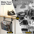 IANFAN 2-IN-1 Clamp On Desk Organizer, Under Desk Side Organizer Storage Hanging Wall Mounted File Holder Under Desks