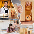 GOFOWRK 100 14" 8.3" 3.5" Pcs Large Kraft Bread Bags for Homemade Bread, x x Sourdough Bread Bags with Tin Tie Tab Lock