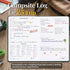 JUBTIC Camping Journal and RV Travel Log Book, A5 Adventure Journal for 25 Camping, Hiking, Family Travel
