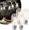DORESshop 4 Pack LED Edison Bulbs, 4W Antique Filament Bulbs, 40W Equivalent, E26 Base, Daylight 4000K, Non Dimmable