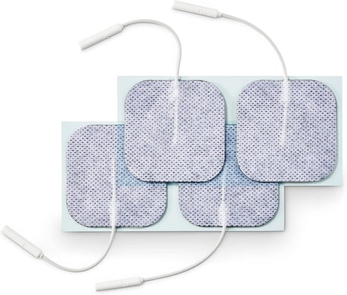 Premium TENS/EMS Unit 40 Electrode Pads 2"x2" in. Reusable Self Stick Gel