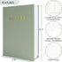 ZICOTO Aesthetic Blank Recipe Book - Waterproof Cover, Perfect Notebook to Organize Your Own Recipes