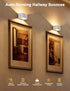 5000mAh 3CCT Dimmable NIORSUN Motion Sensor Wall Light, Battery Operated Wall Sconce with Remote, Rechargeable Wall