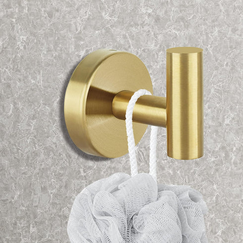 Homagic 16pcs Closet Gold BathTowel Hooks Robe Coat Bathroom Wall Hook Stainless Steel Heavy Duty Door Hanger Towel