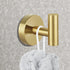 Homagic 16pcs Closet Gold BathTowel Hooks Robe Coat Bathroom Wall Hook Stainless Steel Heavy Duty Door Hanger Towel