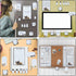 Life Is Better with A Cat Sticky Notes Set, 550 Sheets, Lovely Cat Pattern Self-Stick Memo Pads