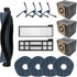 Accessories Replacement for eufy X10 Pro Omni Robot Vacuum - 1 Main Brush, 2 Filters, 4 Mop Pads, 3 Dust Bags, 4 Side