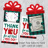 Set 8 Big Dot of Happiness Holiday Thank You - Christmas Appreciation Money and Gift Card Sleeves - Nifty Gifty Card