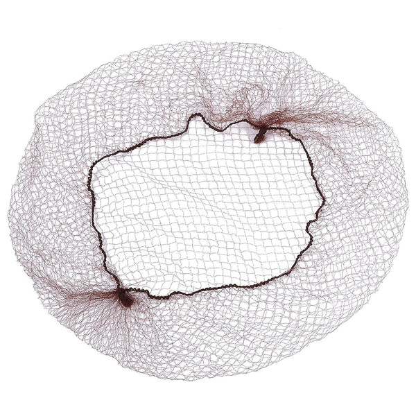 Shappy 200 Pcs Brown Hair Nets for Women, 20 Inch Bun Invisible Edge Mesh Wig Nets for Food Service