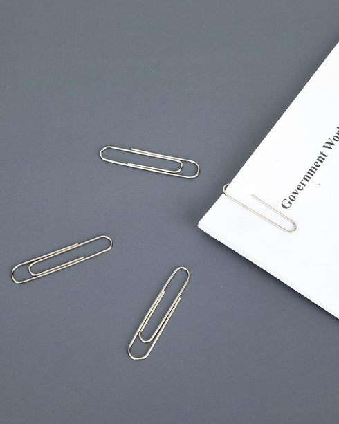 Jumbo Paper Clips, 300 Large Silver Paperclips (3 Boxes of 100 Each) for Office and School Use