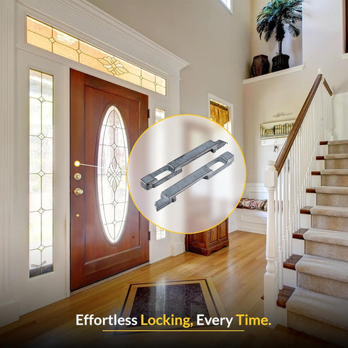 Set, 4-1/16" Brixwell Die Cast Finger Latch Zinc Construction, Mill Finish, Length, Includes Left and Right Hand
