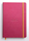 Rhodia Rhodiarama Webnotebook - Lined 96 sheets, 5 1/2 x 8 1/4, Raspberry Cover