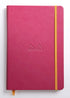 Rhodia Rhodiarama Webnotebook - Lined 96 sheets, 5 1/2 x 8 1/4, Raspberry Cover