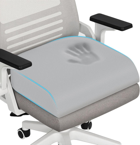 TranquilRelax XLarge Seat Cushion, Memory Foam Cushion for Long Sitting Hours on Office