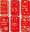 Henoyso Chinese Red Envelope, 2024 New Year Money Envelopes, 3.5 x 6.7'' CNY Red Pocket (108 Pack)