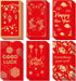 Henoyso Chinese Red Envelope, 2024 New Year Money Envelopes, 3.5 x 6.7'' CNY Red Pocket (108 Pack)