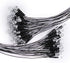 DiCUNO 100Pcs 5MM Pre Wired 12V Daylight White LED Diodes, 9.4 Inch/24CM