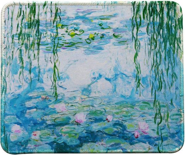 Claude Monet Paintings Mouse Pad featuring Water Lilies
