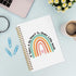 Teacher Appreciation Gifts Spiral Notebook Journal, 5.5 x 8.3 inches, It Takes a Big Heart to Shape Little Minds