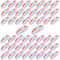 50Pcs Butt Terminals 1 to 1 Inline Electrical Lever Wire Connectors Kit for 28-12 AWG (Orange)