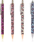 WY WENYUAN Personalized Fine Point Smooth Writing Pen - Bulk Ballpoint, Flair Colorful, Black Ink 1.0 mm for Journaling