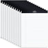 Legal Notepads 8.5 x 11, Pack of 12 - Perforated Wide Ruled Writing Pads, 50 Sheets Each for Home, Office, School