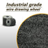 Non Woven Wire Abrasive Polishing Burnishing Wheel Flap Brush Drum Tool for Metal Surface Conditioning 120x100x19mm