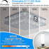 E11 LED Bulb Dimmable,100W Halogen Bulbs Equivalent,T4 Mini Candelabra LED Bulb Dimmable 10W 1000LM,Daylight White 6000K,120V 75W 100W JDE11 LED for Ceiling Fans,Chandeliers,Cabinet Lighting,4 Pack by ZHENMING