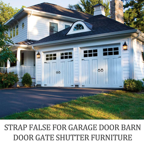 6.1 Barn Sliding Door Decorative Corner Bracket in Gate Hinge Garage Door Strap Hinges Matte Black Rustic I Bracket