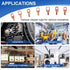 Copper Wire Lugs AWG12 10 8 6 Gauge Connectors, SQQHXX Heat Shrink Set with 30Pcs Battery Cable Ends