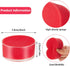 Outus 4 Pieces Sponge Cup Moistener Finger Wet Paper Plastic Round Humidifier Desktop Sponge Moistener, 3.1 Inches for