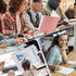 Spiral Notebook, College Ruled, 4 Pack Large B5 Lined Notebooks, 8" x 10", 560 Thick Paper, 24pcs Index Tabs, Pastel
