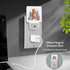 Jahiona White,0.5W LED Night Light Lamp with Smart Sensor Dusk to Dawn Sensor,Watercolor Gingerbread Man with Presents