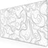 Gaming Mouse Pad, Canjoy Topographic Contour, 31.5x11.8inch Large Extended Computer Mouse Mat for Gaming, Office