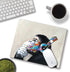 Mouse Pad with Design, Gorilla Oil Painting Graffiti, Funny Non-Slip Computer Mousepad for Home Office