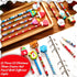 Christmas Pencils with Eraser Toppers - Multicolored Wooden Snowman Santa Claus for Kids Classroom Supplies