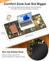 Velluxion 31.5x15.7'' XL Gaming Mouse Pad, Large Desk Mat with Anti-Slip Rubber Base & Stitched Edges for Gaming